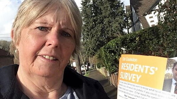 Coulsdon campaigner Gill Hickson