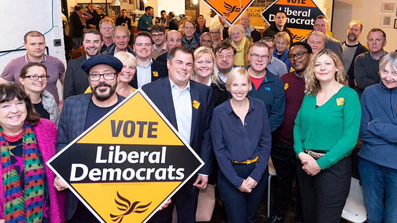 Liberal Democrat members and supporters in Croydon